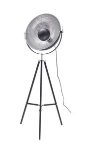 Nice Industrieel Design Tripod Vloerlamp Zilver Zwart