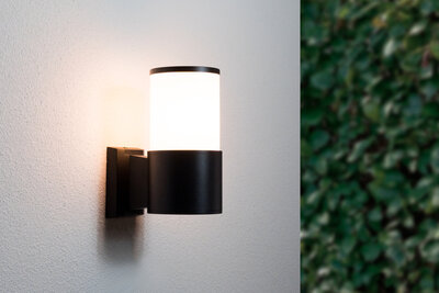 Buiten Wandlamp, Modern Design, E27 Fitting, Waterdicht IP54, Mat Zwart