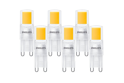 Philips CorePro G9 LED Lamp 2-25W Warm Wit 6-Pack