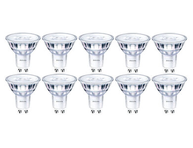 Philips CorePro LEDspot 5-50W GU10 36D Extra Warm Wit Dimbaar 10-Pack