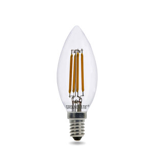 E14 LED Filament Kaarslamp 4W Extra Warm Wit Dimbaar