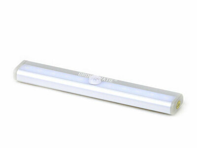 L0406 3W LED Human Motion Sensor Licht Lamp, Geel Licht, Voor Kasten, 10 LEDs, Vierkant Stijl, Magneet, Sensor Afstand: 3-5m