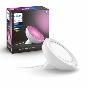 Philips Hue Bloom LED Tafellamp, RGBWW, White and Color Ambiance, Wit