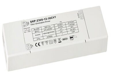 LED Transformator 24V, TRIAC Dimbaar, Max. 30 Watt, 4-in-1, Dali, Pro