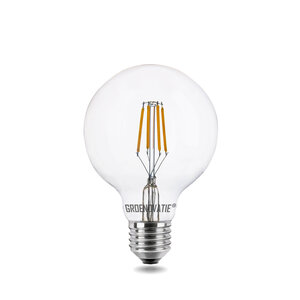 E27 LED Filament Globelamp 4W Warm Wit Dimbaar 