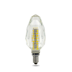 E14 LED Crystal Kaarslamp 3W Warm Wit