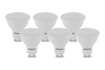 GU10 LED Spot SMD 3,5W Warm Wit 6-Pack