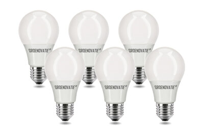 E27 LED Lamp 5W Warm Wit 6-Pack