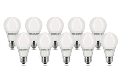 E27 LED Lamp 5W Warm Wit 10-Pack
