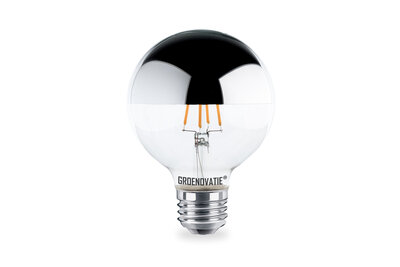E27 LED Filament Globelamp Kopspiegel 4W Extra Warm Wit Dimbaar 