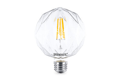 E27 LED Filament Briljant 8W Warm Wit Dimbaar