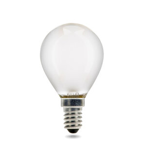 E14 LED Filament Kogellamp 2W Warm Wit Dimbaar Mat