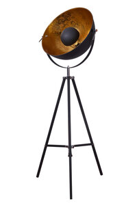 Nice Industrieel Design Tripod Vloerlamp Goud Zwart