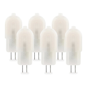 G4 LED Lamp 2,5W Warm Wit Dimbaar 6-Pack