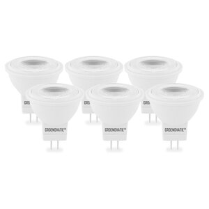 GU4 / MR11 LED Spot 2W Warm Wit Dimbaar 35mm 6-Pack