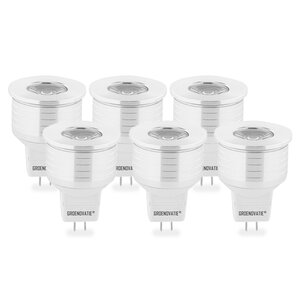 GU4 / MR11 LED Spot 3W Warm Wit Dimbaar 35mm 6-Pack