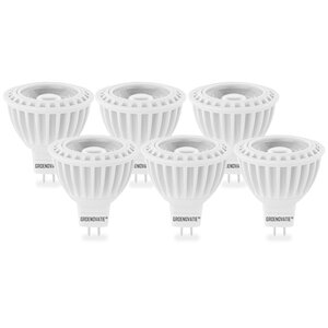 GU5.3 / MR16 Dimbare LED Spot COB 5W Warm Wit 6-Pack