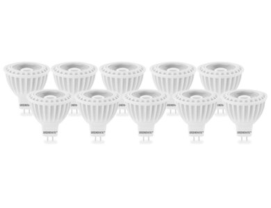 GU5.3 / MR16 Dimbare LED Spot COB 5W Warm Wit 10-Pack