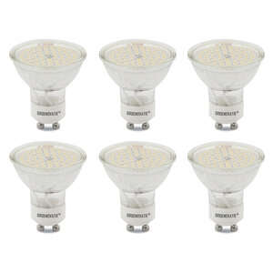 GU10 LED Spot SMD 5W Warm Wit Dimbaar 6-Pack