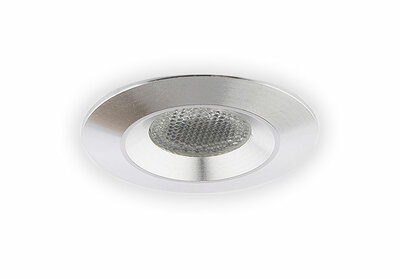 Inbouwspot LED 3W, Warm Wit, Rond, Waterdicht IP54, Aluminium, Dimbaar