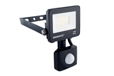 LED Breedstraler 10W Waterdicht IP54 Neutraal Wit, Sensor