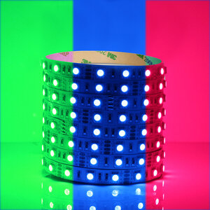 RGB LED Strip, 5 Meter, 14.4 Watt/meter, 5050 LED's