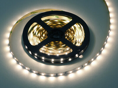 LED Strip, 5 Meter, 7.2 Watt/meter, 2835 LED's, Neutraal Wit