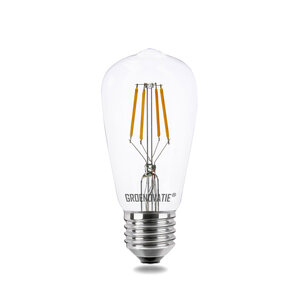 E27 LED Filament Rustikalamp 4W Extra Warm Wit Dimbaar 