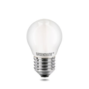 E27 LED Filament Kogellamp 4W Extra Warm Wit Dimbaar Mat