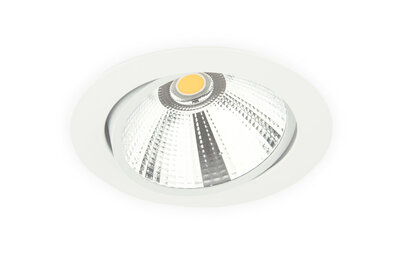 LED Inbouwspot 10W, Wit, Rond, Kantelbaar, Dimbaar