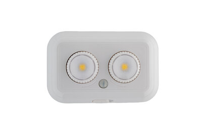 LED Kastlamp 1W op Batterijen, Sensor, Wit, Kantelbaar, Dimbaar