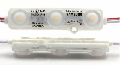 LED Module Samsung 5730 1.5W 12V Koel Wit IP68