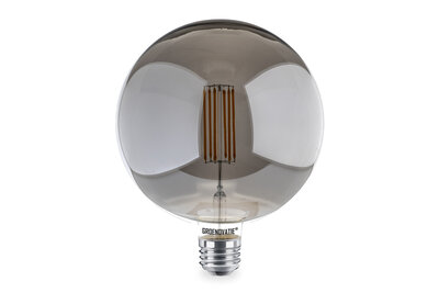 E27 LED Filament Smoke G180 XL Globelamp 8W Warm Wit Dimbaar 