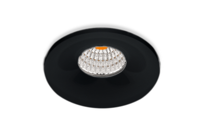 Inbouwspot LED 3W, Zwart, Rond, Ø48mm, Dimbaar, Warm Wit