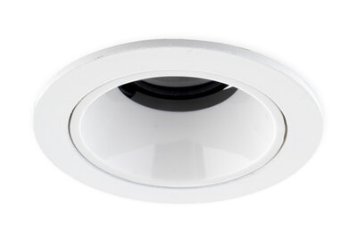 LED Inbouwspot 5W CREE, Rond, Ø64mm, Kantelbaar, Dimbaar, Wit/Wit, Warm Wit