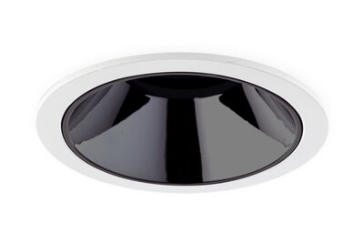 LED Inbouwspot 10W CREE, Rond, Ø84mm, Kantelbaar, Dimbaar, Wit/Chroom, Warm Wit