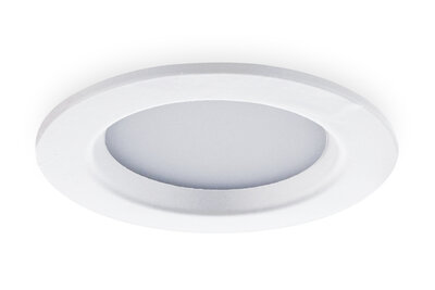 LED Paneel Plafondlamp 5W, Rond ⌀10cm, Warm Wit, Inbouw