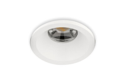 Inbouwspot LED 3W, Wit, Rond, Ø40mm, Dimbaar, Warm Wit