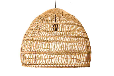 Rotan / Rieten Hanglamp, Handgemaakt, Naturel, ⌀60 cm