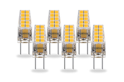 GY6.35 LED Lamp 3W SMD Dimbaar Warm Wit 6-Pack