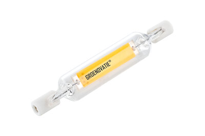 R7S LED Lamp 5W Warm Wit 78mm 360º Dimbaar