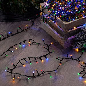 LED Kerstverlichting, 10 Meter, 100 Lampjes, IP44, RGB Multicolor