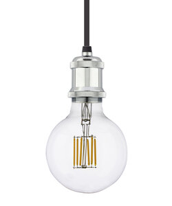 Vintage Hanglamp Fitting E27, Chroom